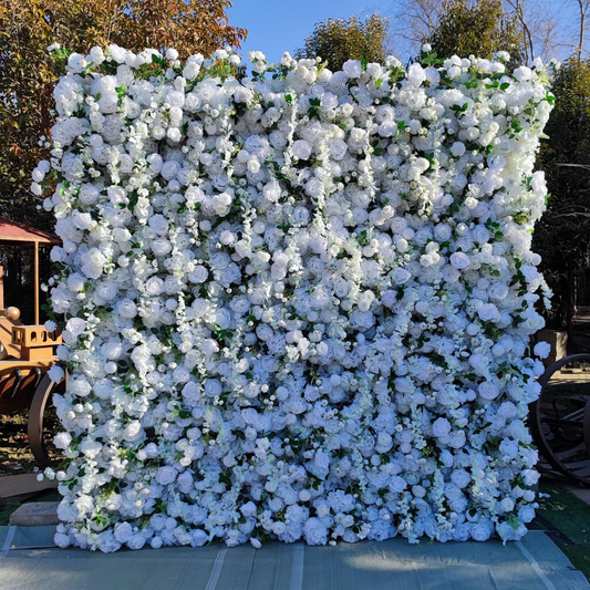 Floral Wall Ivory color