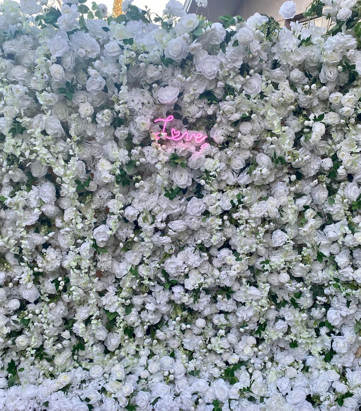 Floral Wall Ivory color